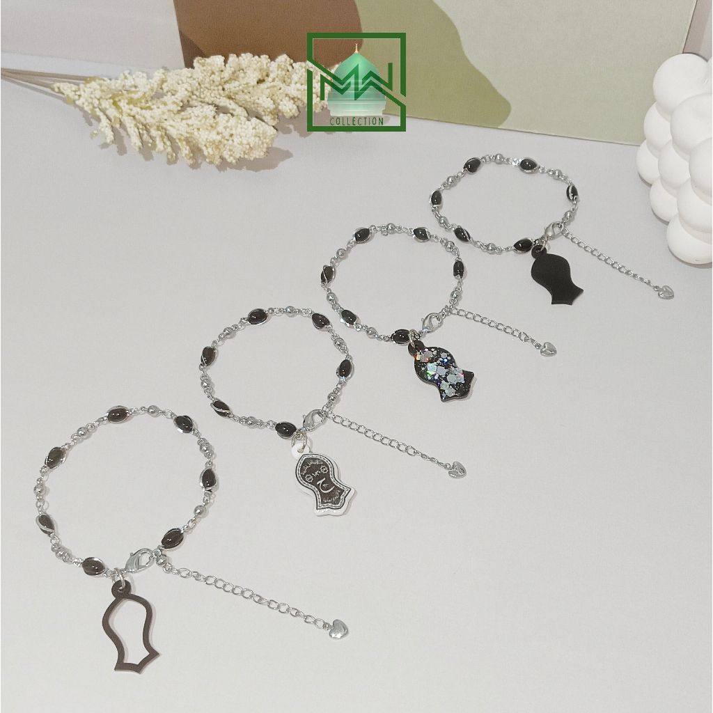 MW | Gelang Batu Oval Mix Terompah Bahan Xuping Dan Zircon