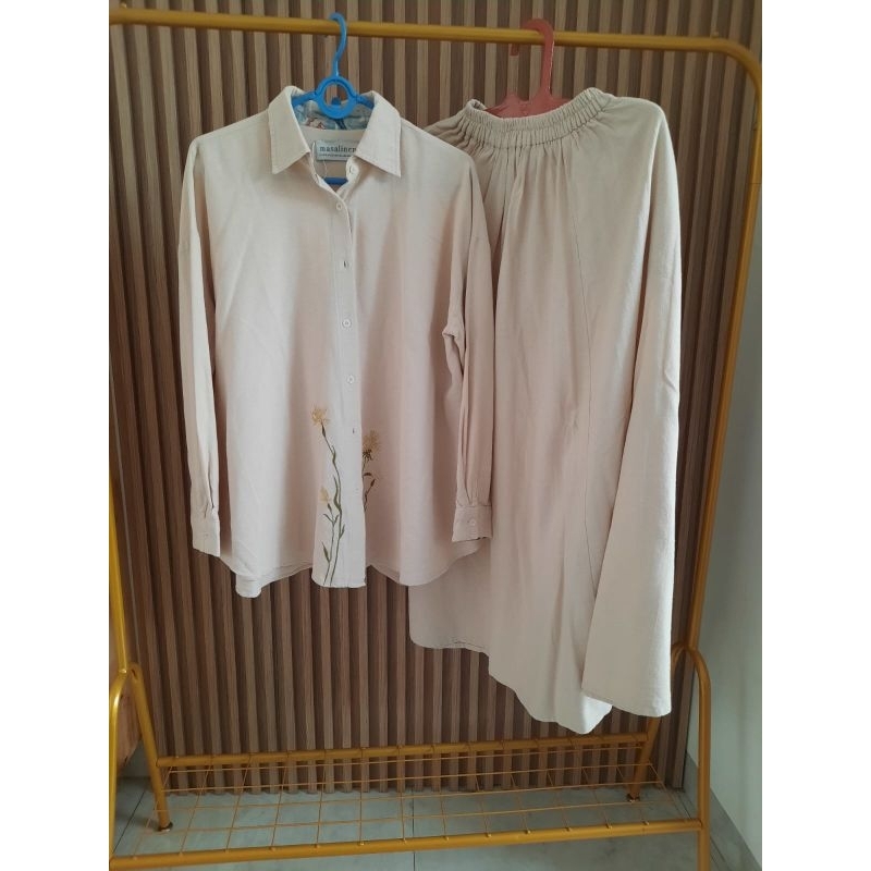 preloved oneset masa linen x riamiranda #oneset #prelovedriamiranda #onesetlinen #masalinen