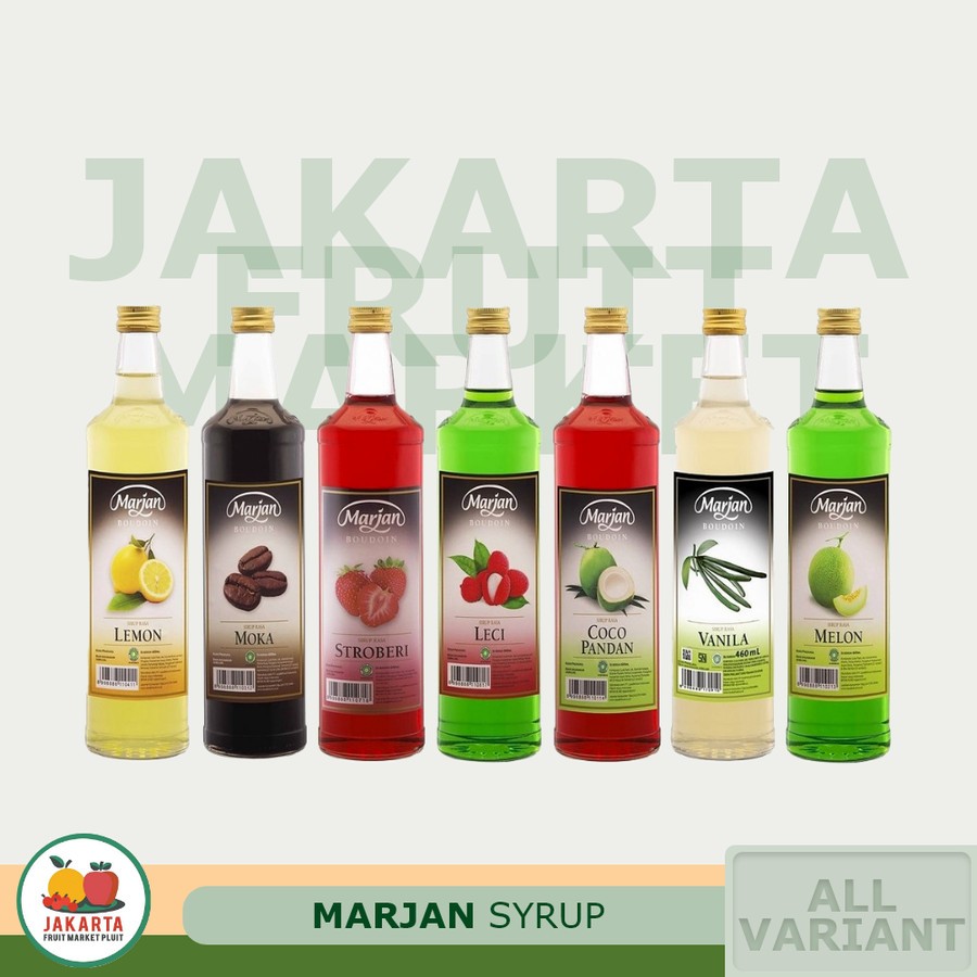 

SIRUP MARJAN ALL mocca pisang susu cocopandan melon vanilla strawberry