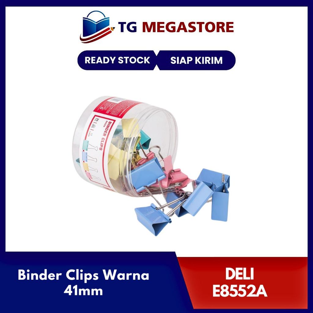 

Binder Clips DELI Warna 41mm - E8552A