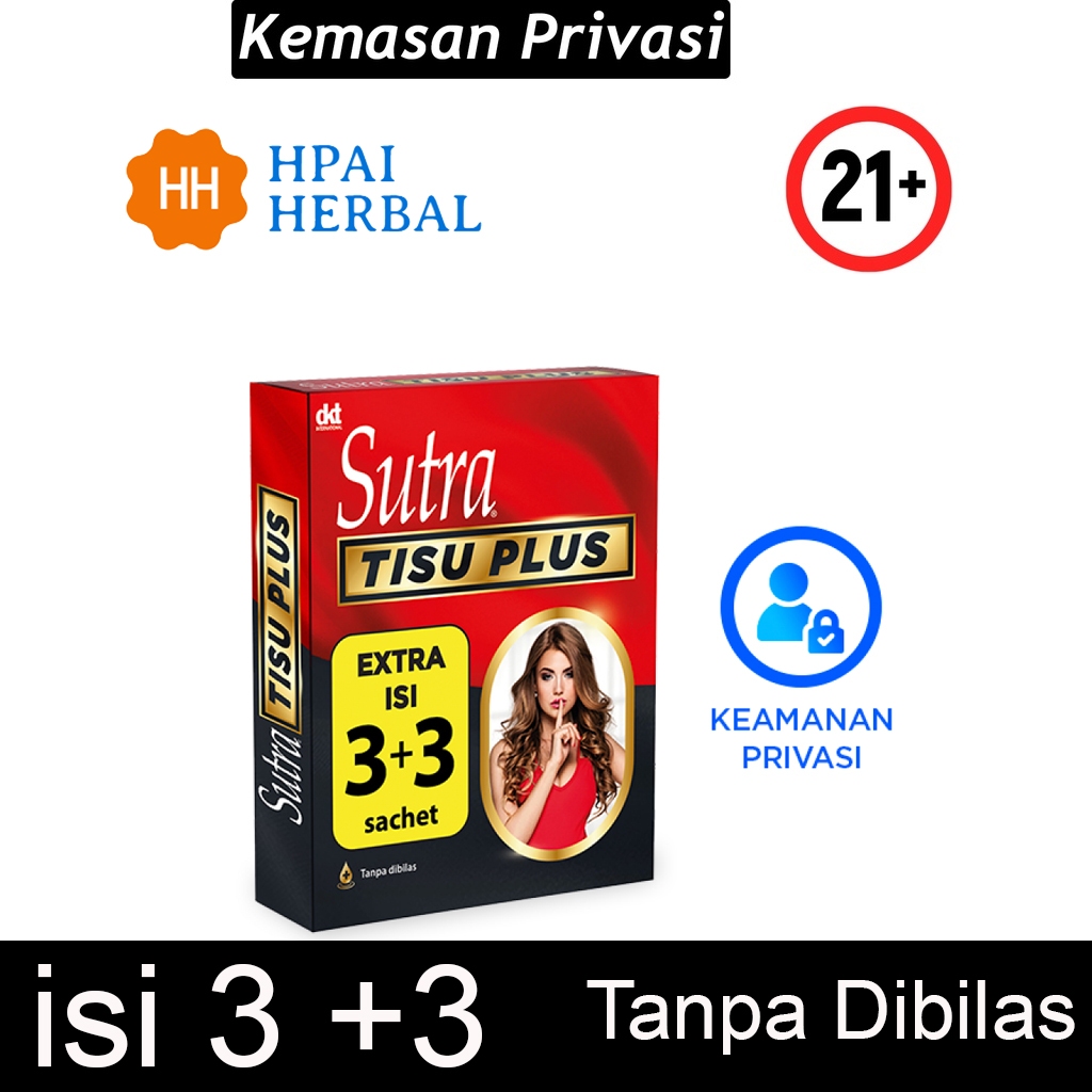 Sutra Tisu Plus Isi 3 - Tissue Magic Sutra Tanpa Dibilas - Tisu Tahan Lama