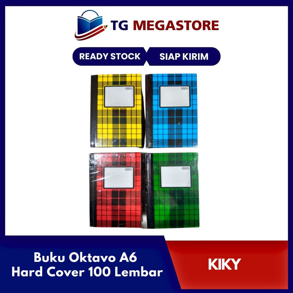 

Buku Oktavo A6 Kiky Hard Cover 100 Lembar