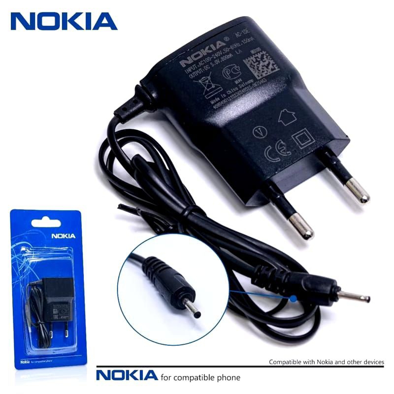 CASAN CHARGER NOKIA N70 N95 CAS NOKIA JARUM KECIL