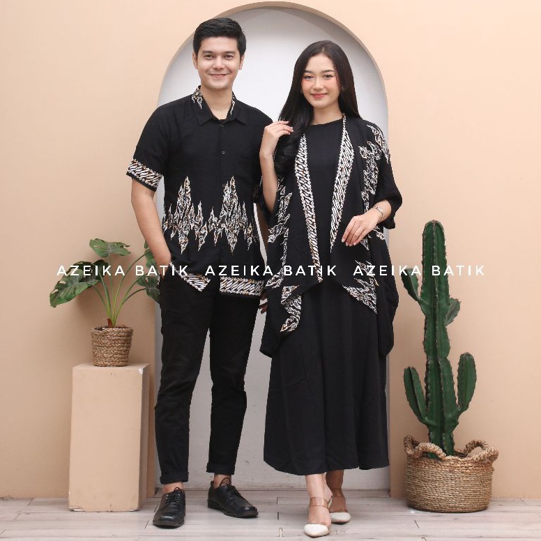 Terlaris Cardigan Batik Wanita Modern Outer Batik Kimono Couple Kemeja Batik Lengan Pendek Outfit Ko