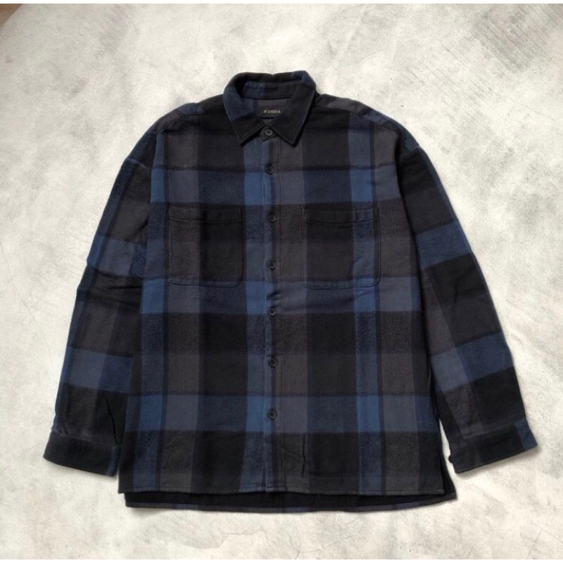 R'ZIOZIA Flannel Shirt Two Pocket