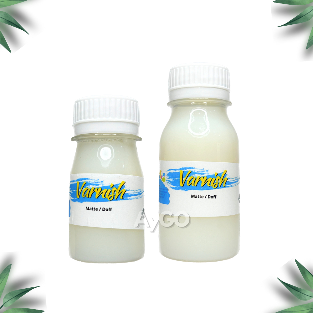 Uddjaya_ Varnish Glossy / Varnish Matte / Doff / Glaze / Varnish Clay / Aygo Varnish