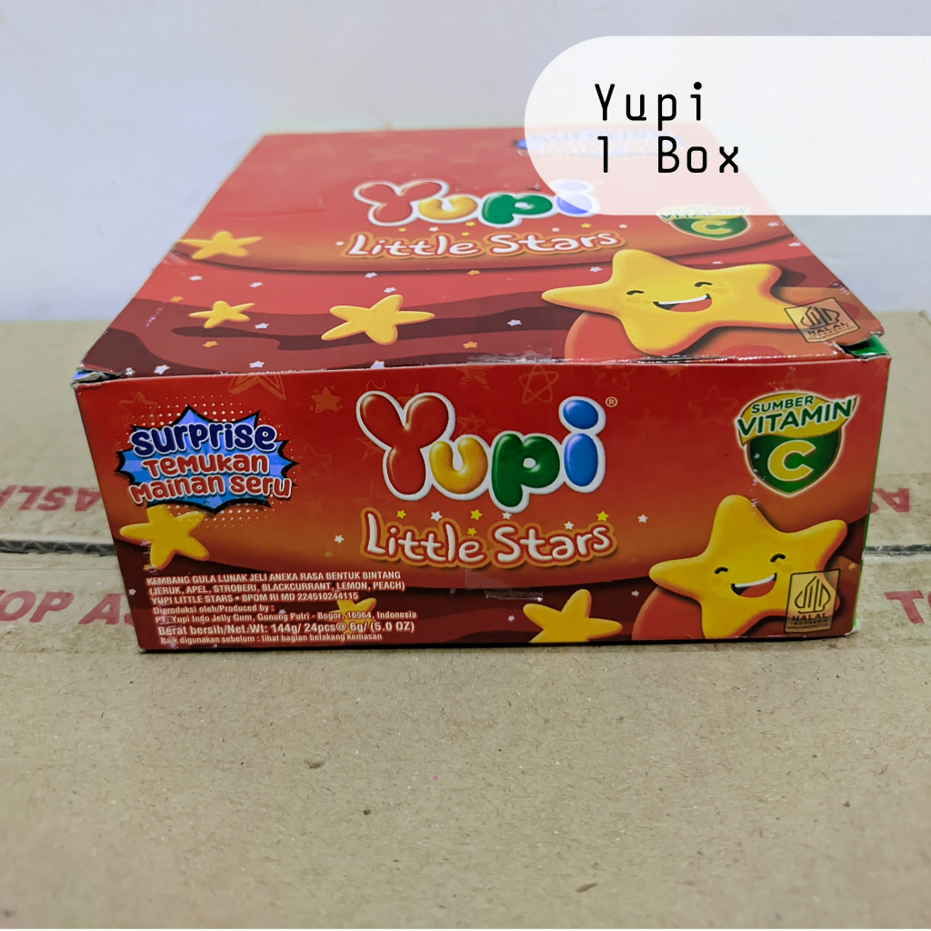 

Permen Yupi Little Stars Box Isi 24Pcs 24 Pcs