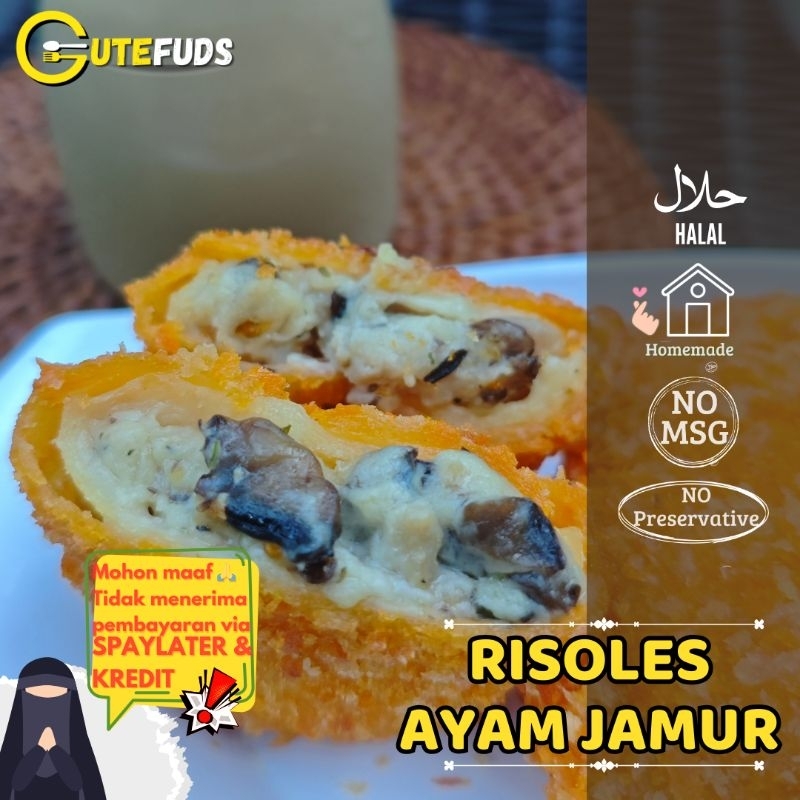 

RISOLES CHICKEN MUSHROOM PREMIUM NO MSG