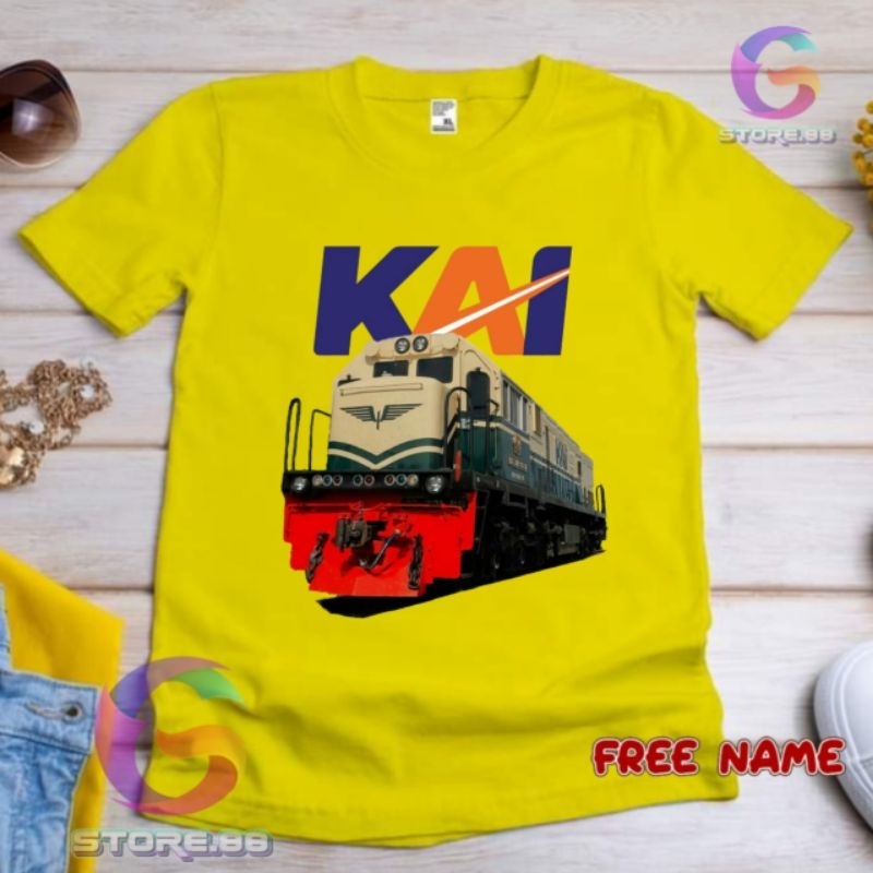 BAJU KAOS ANAK KERETA API KAOS ANAK