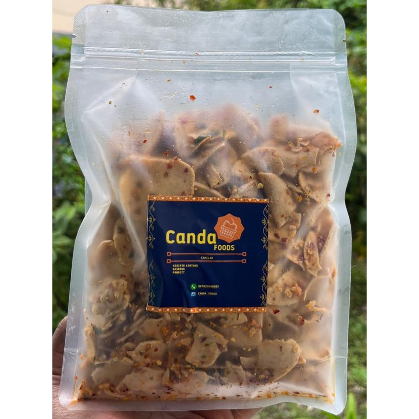 

Canda Food Keripik Basreng Original dan Pedas Daun Jeruk 250gr