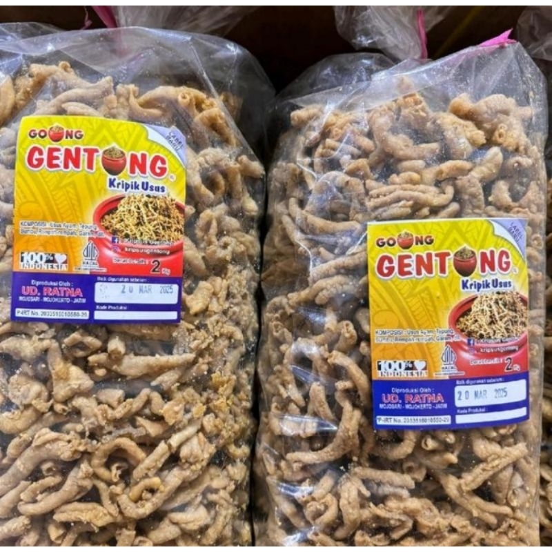 

Kripik Usus Gentong 2 Kg / Kripsus / Kripik Usus / Kripik Gentong Edisi lebaran Exp Mei 2025