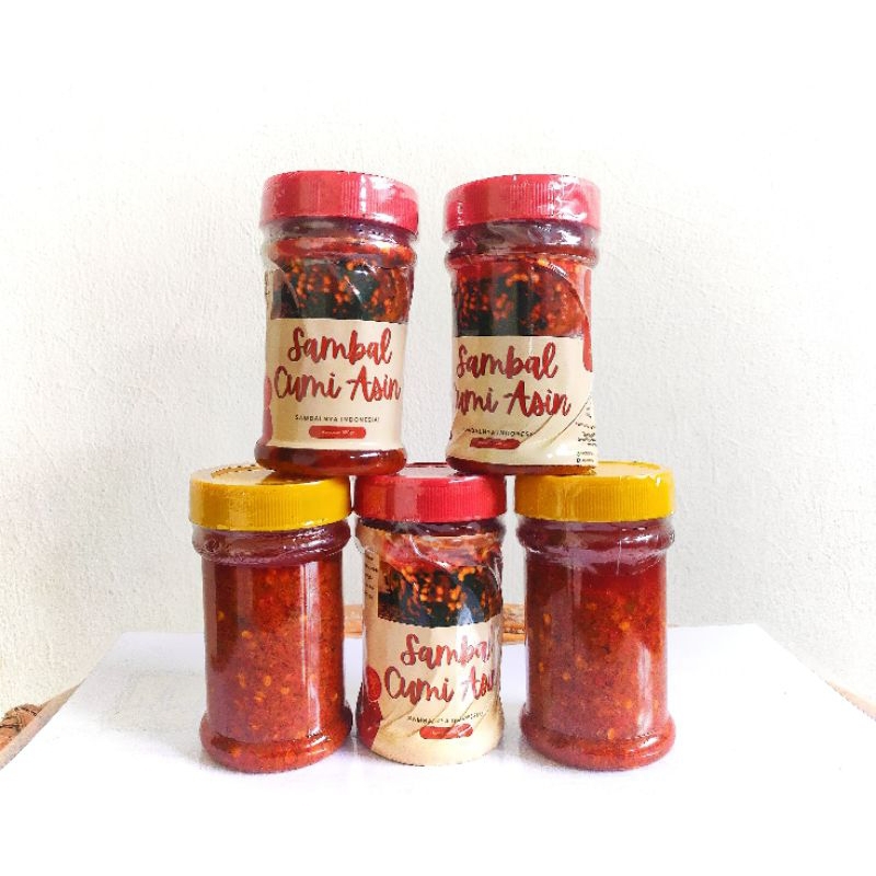 Sambal Cumi Asin/Teri/Bawang/Terasi/Tongkol Suwir
