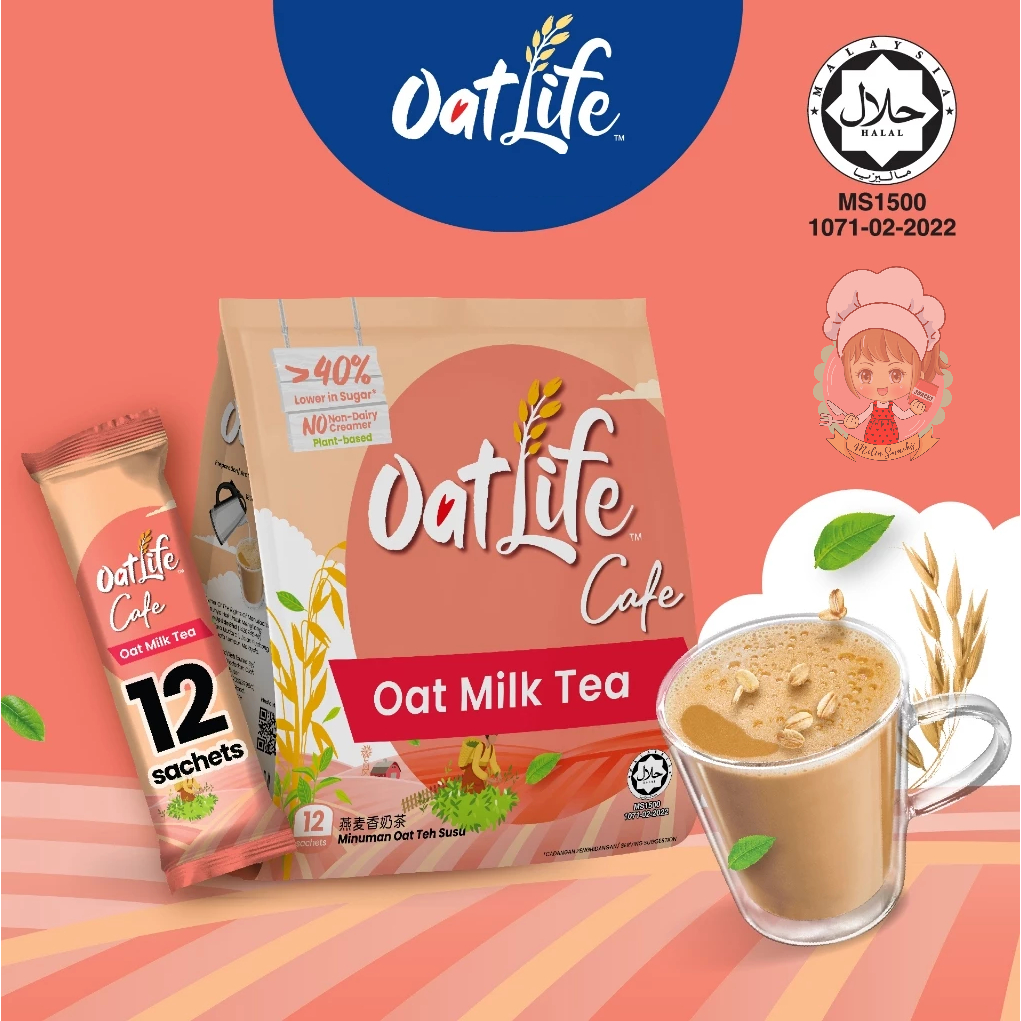 

[ READY ] tLife Oat Milk Tea (12s x 28g) [NO CREAMER, HALAL]