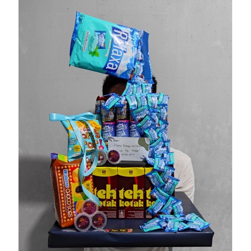 

Ayu Gift | Cake Tower | Cake snack | Cake tower custom | kue ultah | 3D cake snack