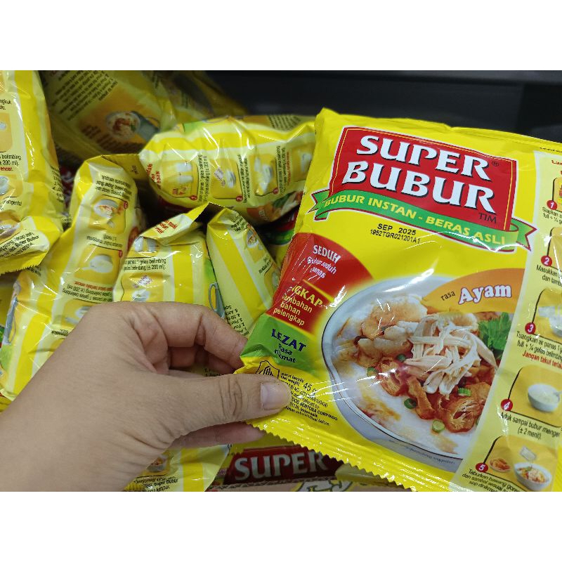 

Super Bubur Instan Rasa Ayam 45 gr