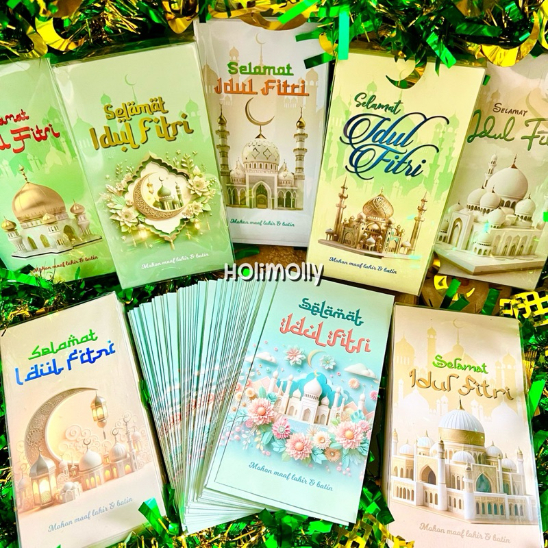 

HM - AMPLOP PANJANG MIKA ISLAMI VIRAL HARI RAYA IDUL FITRI 2025 - LEBARAN isi 50