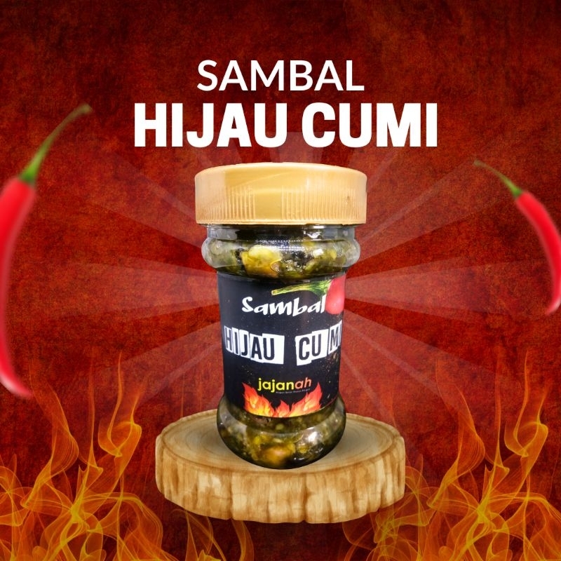 

SAMBAL HIJAU CUMI 150gr