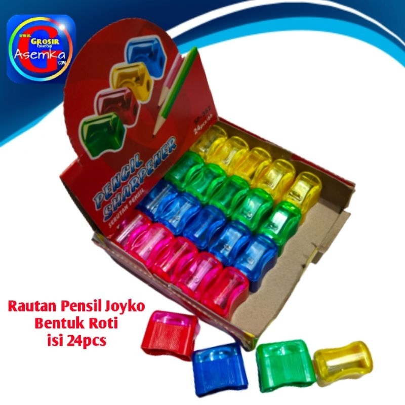 

Serutan Pensil Rautan Joyko SP-362 Bentuk Roti isi 24pcs