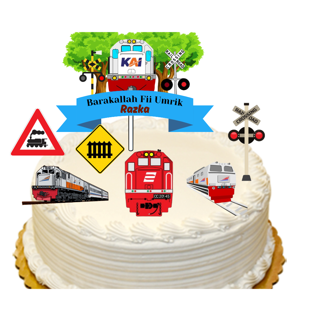 

Topper cake KAI hiasan kue ulang tahun happy birthday