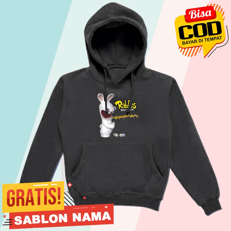 Hoodie Anak Rabbids Rayman / Jaket Anak Laki Laki & Perempuan Rabbids Rayman