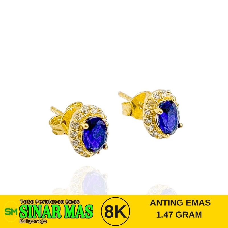 ANTING TUSUK EMAS 8 KARAT 1.47 GRAM