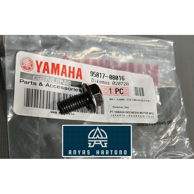 baut gir gigi sentrik Mio sporty | 95817-08016 | original Yamaha