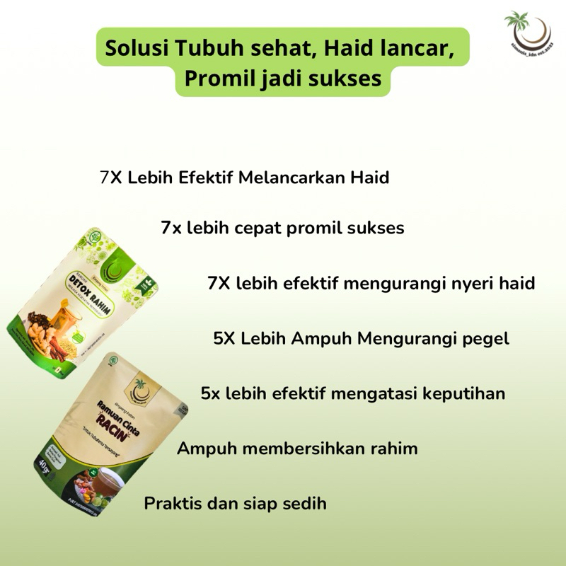 

COD PAKET PROMIL Ramuan cinta dan detox rahim