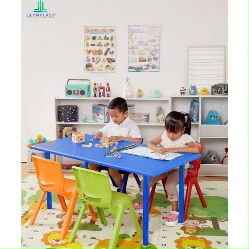 MEJA SEKOLAH PLAYGROUP ANAK PAUD TK-MT KIDS 120 OLYMPIC