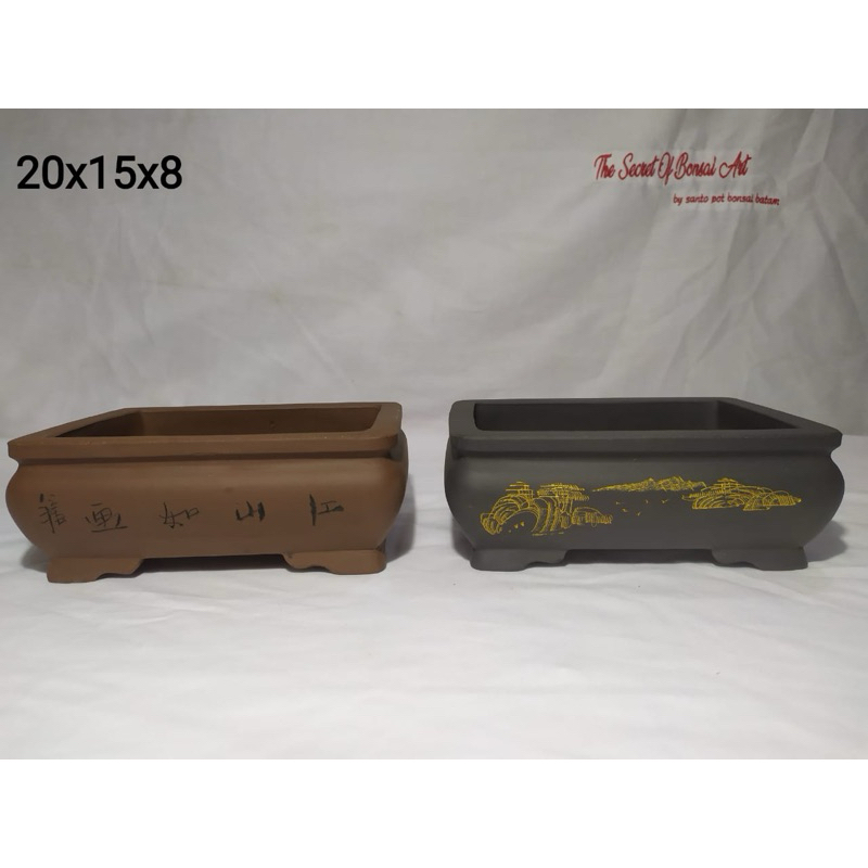 pot keramik bonsai import small