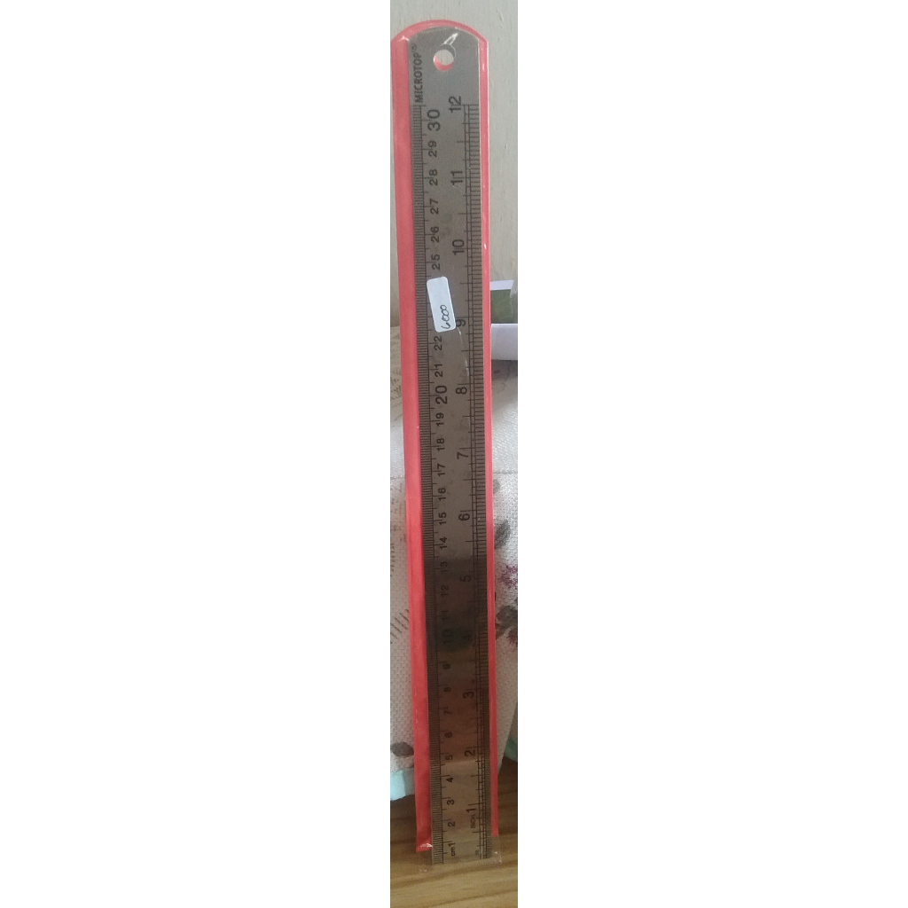 

PENGGARIS BESI MICROTOP 30cm/PENGGARIS BESI/PENGGARIS