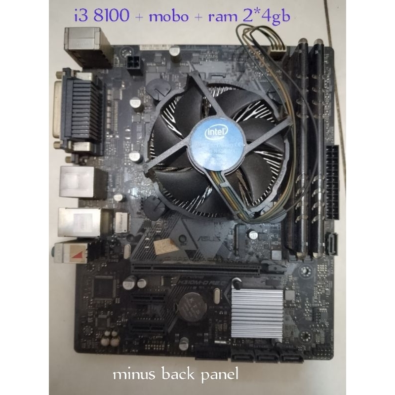 i3 8100 + mobo + ram