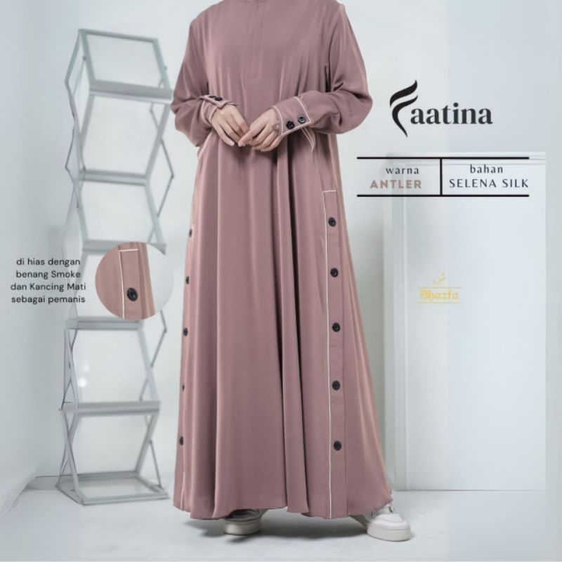 READY FAATINA BY SHAZFA/ GAMIS SET SYARI/ GAMIS TERBARU LEBARAN KEKINIAN/ GAMIS SYAR'I JUMBO/ GAMIS 