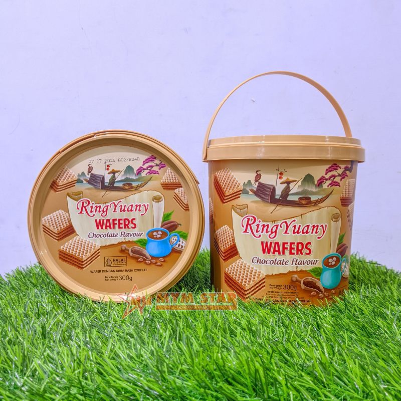 

Ring Yuany Wafers Chocolate Flavour Toples Timba 300g