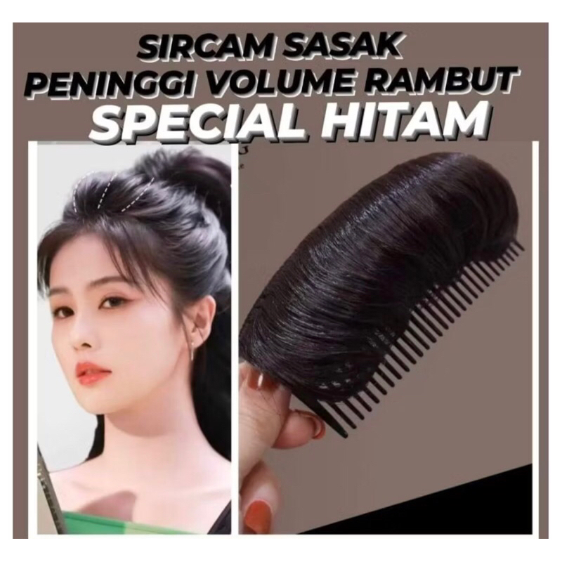 Peninggi  Rambut/Wig Rambut Palsu Peninggi Poni/jepit Rambut Palsu /Sirkam Rambut F 0077