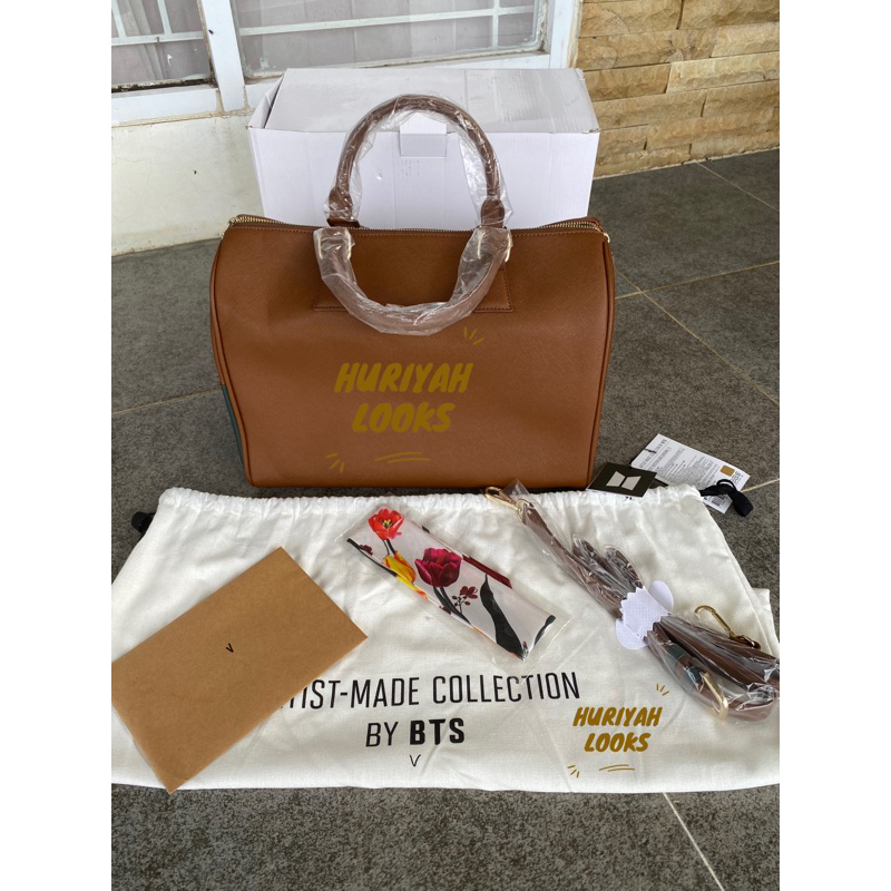 [READY OFFICIAL WEVERSE] MUTE BOSTON BAG BY KIM TAEHYUNG / V BTS MUTE BOSTON BAG ARTIST MADE COLLECT