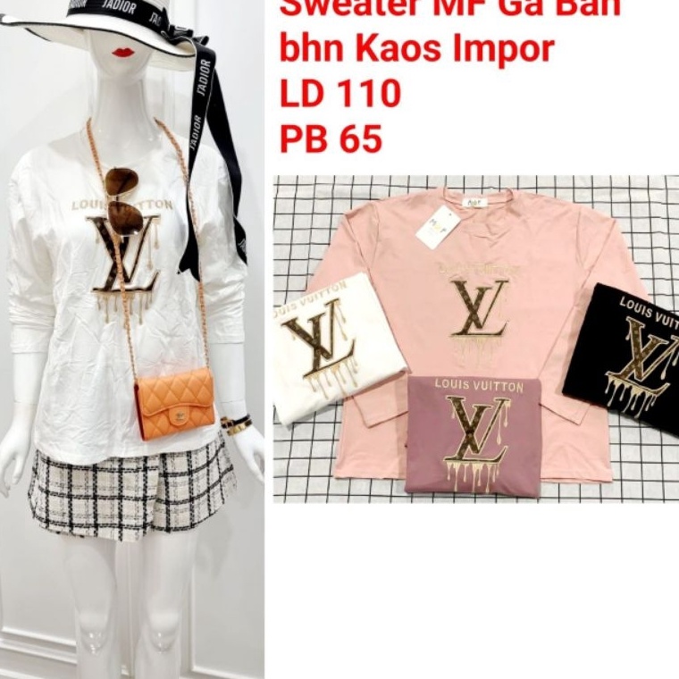 Terlaris KAOS Tiramisu ATASAN IMPORT BORDIR