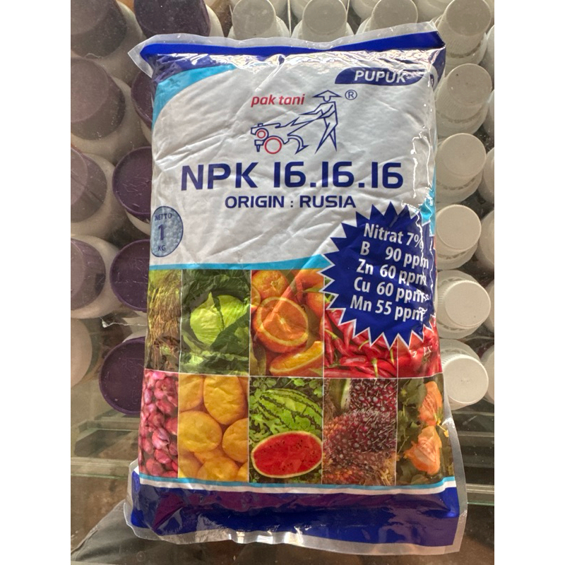 NPK PAK TANI 161616 BIRU 1KG