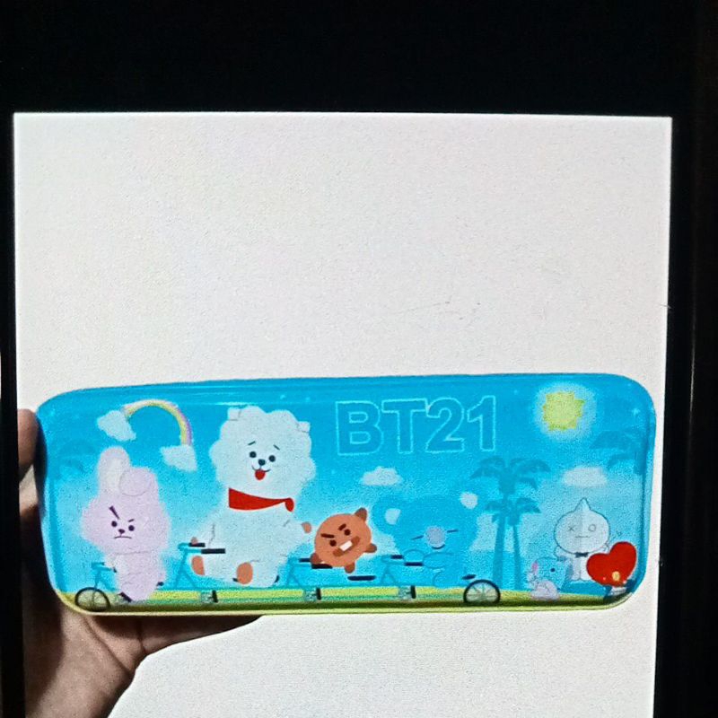 

promo kotak pensil bt21 kaleng karakter