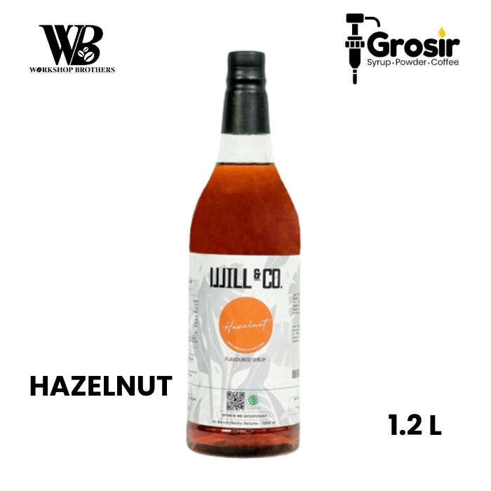 

Will&Co Sirup Hazelnut 1.2 Liter - Rasa Kacang Hazelnut