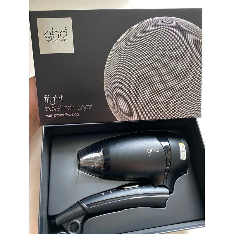 ghd Flight+ Pengering Rambut Travel - Hitam