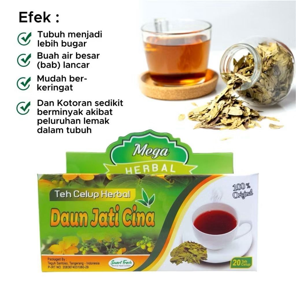 

Teh Daun Jati Cina Herbal Melangsingkan Tubuh & Menurunkan Berat Badan Alami & Cepat / Teh Celup Herbal / Teh Penurun Berat Badan Alami / Teh Pelangsing Alami / Teh Mendetoks Tubuh / Teh Detoks Tubuh Herbal / Teh Buang Lemak / Teh Menghilangkan Lemak