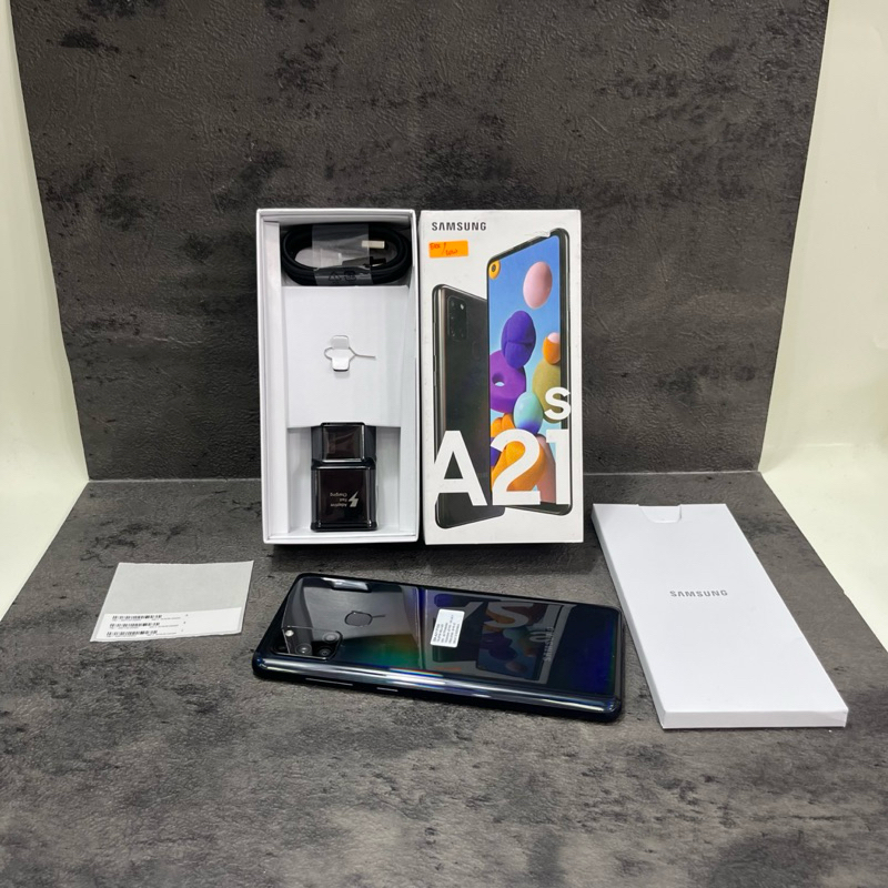 Samsung Galaxy A21s 6/64gb Fullset Second Garansi Resmi