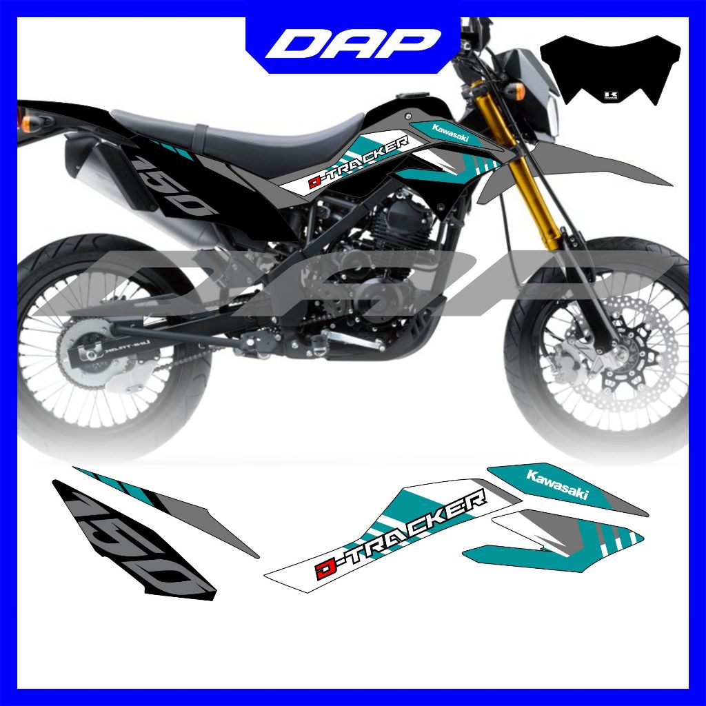 STRIPING DTRACKER  SE BIRU 2019