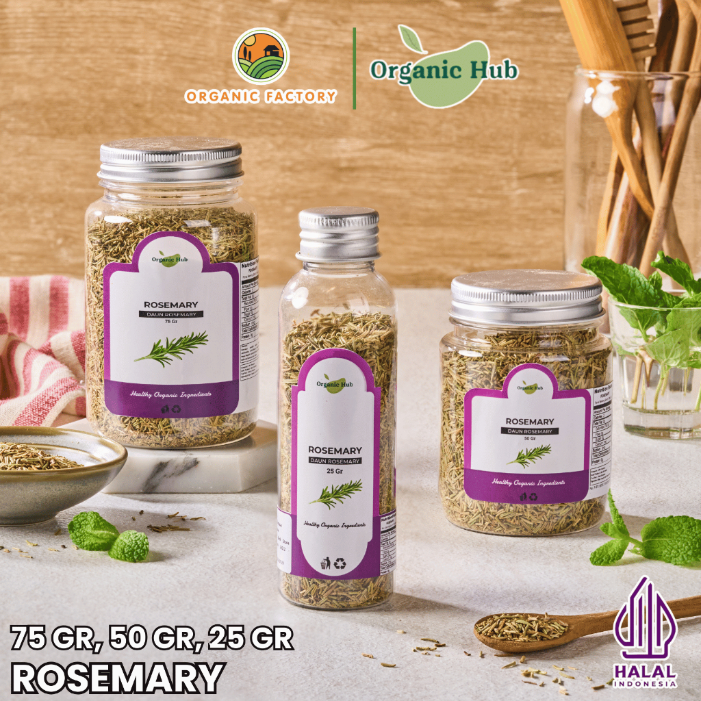 

Organic Hub Daun Rosemary Kering Bubuk Dried Rosemary