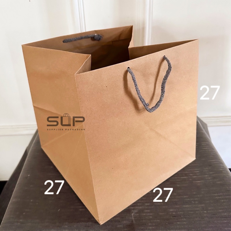 

PAPER BAG KARDUS 27x27 KOTAK NASI TUMPENG JUMBO