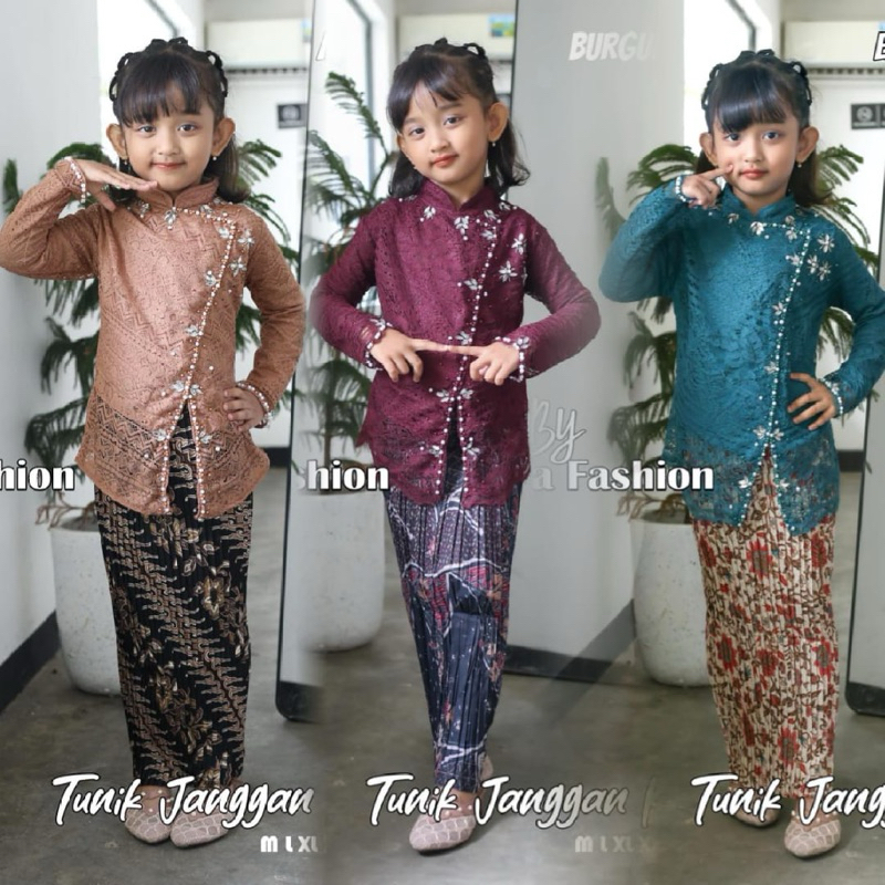 KEBAYA ANAK JANGGAN/KEBAYA ANAK/KEBAYA MODERN/KEBAYA BROKAT/KEBAYA PESTA/KEBAYA PERPISAHAN/KEBAYA WI
