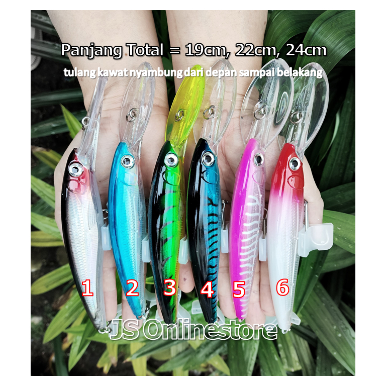 Umpan Pancing Minnow Trolling X