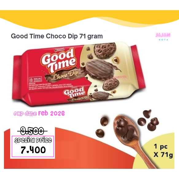 

Good Time Choco Dip 71 gram