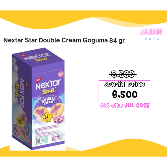 

Nextar Star Double Cream Goguma 84 gram