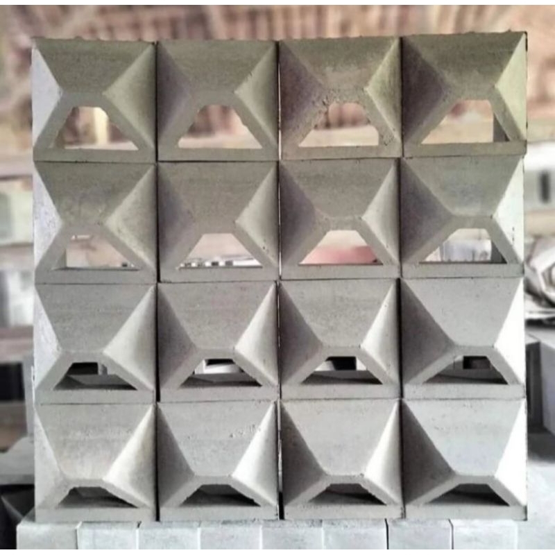 ROSTER BETON/RUMAH MINIMALIS MODERN/LUBANG PENTILASI UDARA